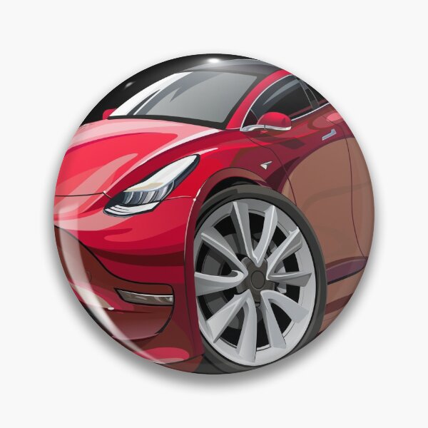 Item preview, Cartoon of Tesla Model 3 designed and sold by Nick Shirokov.