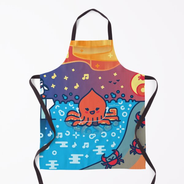 Item preview, Poulpa the baby octopus in Water - Creatober 2020 day 14 designed and sold by TokiPY.