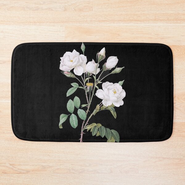 Item preview, Rosa campanulata alba also known as Pink Bellflowers to White Flowers from Les Roses (1817–1824) by Pierre-Joseph Redouté designed and sold by domdjs4239.