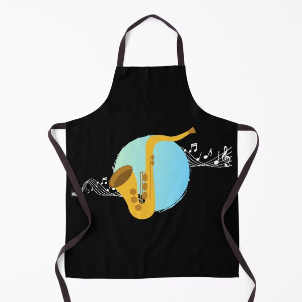 Item preview, Saxophone with music notes. Sax. Gifts for Music Lovers designed and sold by Gifts For Music Lovers.