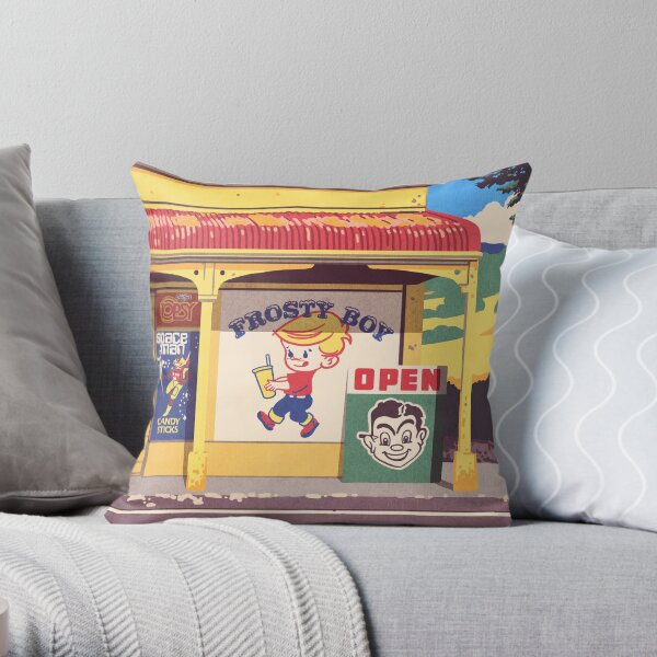 Shop, Bro Throw Pillow