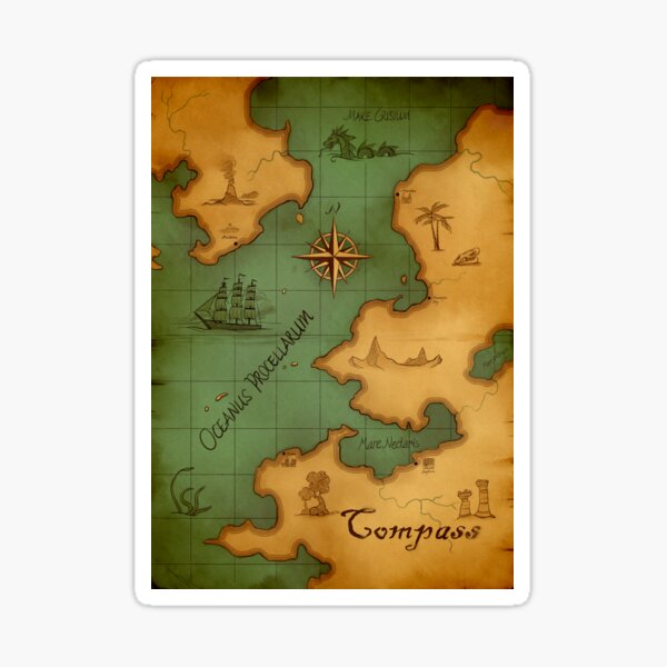 Compass - Harbours Sticker
