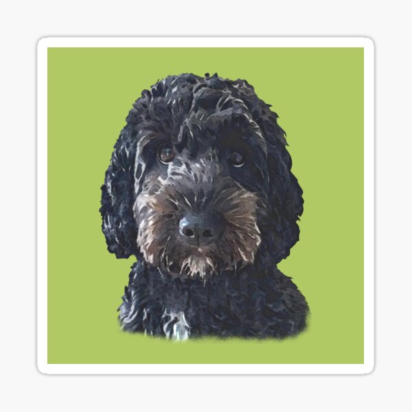 Item preview, Black Doodle Dog  designed and sold by Happy Dog Doodles.