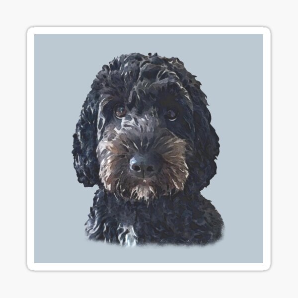 Item preview, Black Doodle Dog  designed and sold by Happy Dog Doodles.