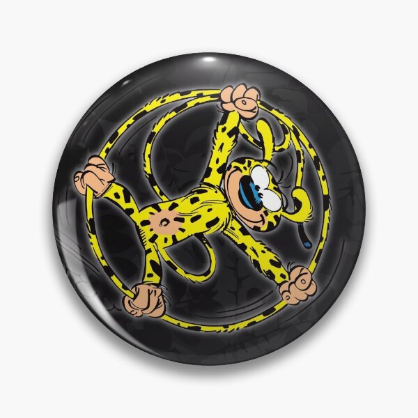 Item preview, Marsupilami rolling in tail - Black design designed and sold by Hubashop.