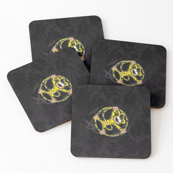 Item preview, Marsupilami rolling in tail - Black design designed and sold by Hubashop.
