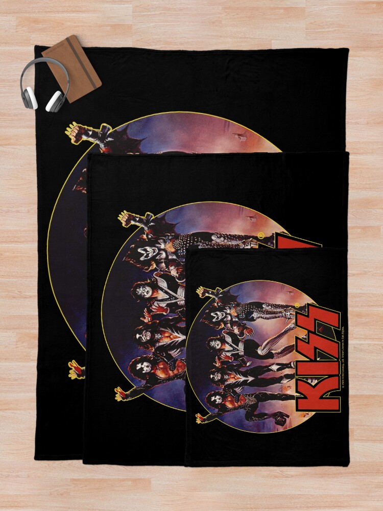 "KISS Band Members " Throw Blanket for Sale by designminimal Redbubble