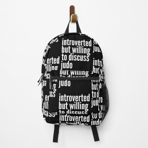 Item preview, Introverted but willing to discuss Judo designed and sold by SlartybardPOD2.