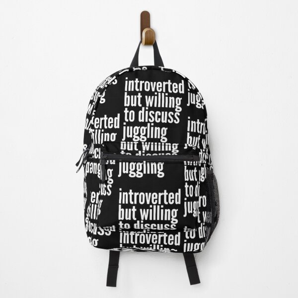 Item preview, Introverted but willing to discuss Juggling designed and sold by SlartybardPOD2.