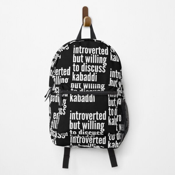 Item preview, Introverted but willing to discuss Kabaddi designed and sold by SlartybardPOD2.