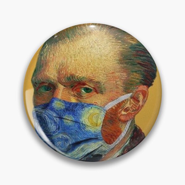 Item preview, Van Gogh the starry night mask designed and sold by mtaberneroc02.