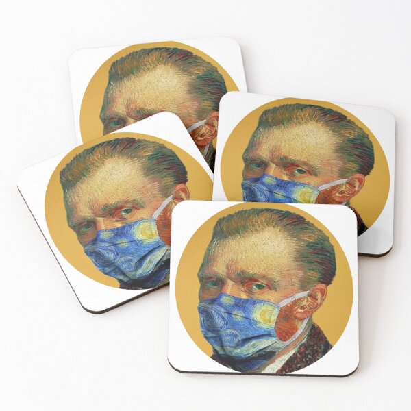 Item preview, Van Gogh the starry night mask designed and sold by mtaberneroc02.