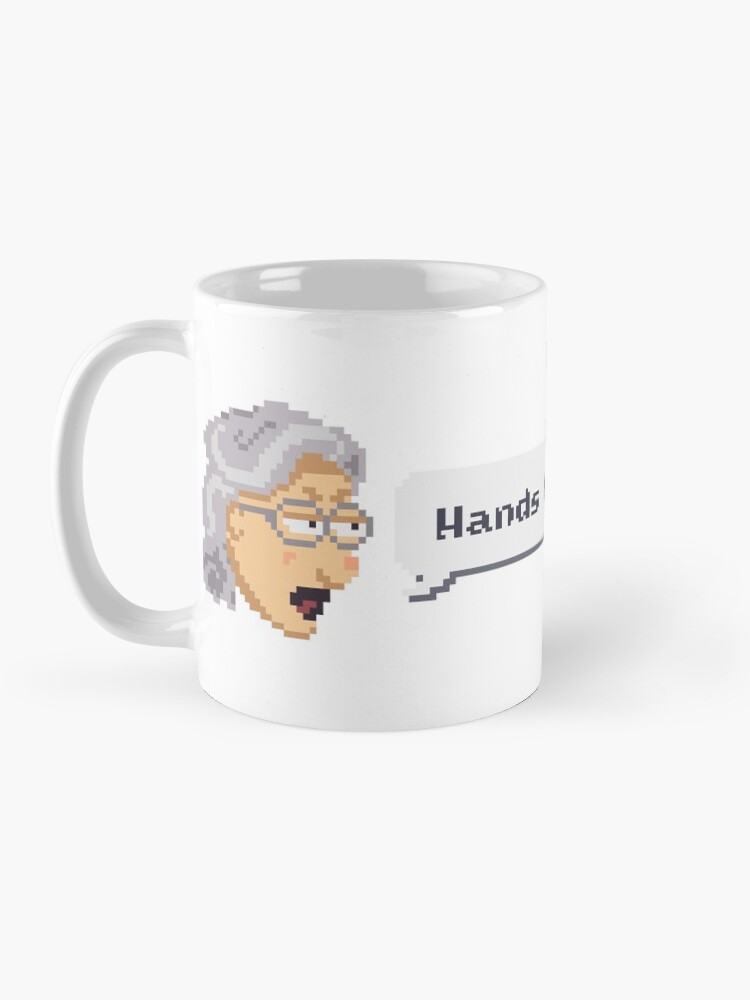 Alternate view of Hand's Off grandma's Mug! Mug