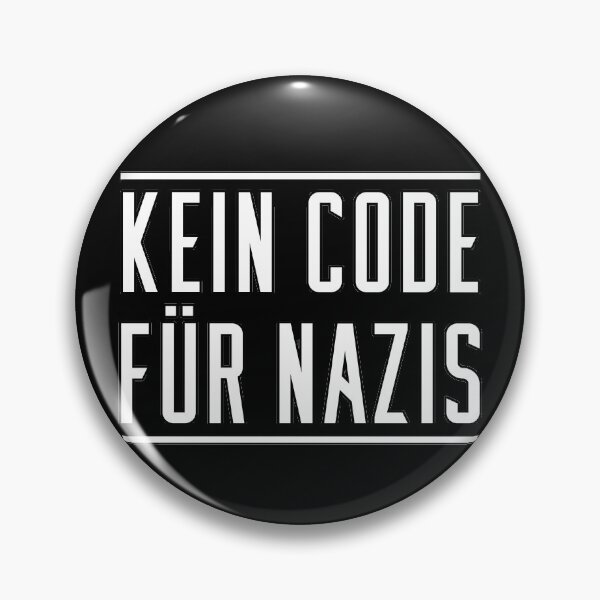 Artikelvorschau, Kein Code für Nazis - Kein Code für Rassisten entworfen und verkauft von ArticaDesign.