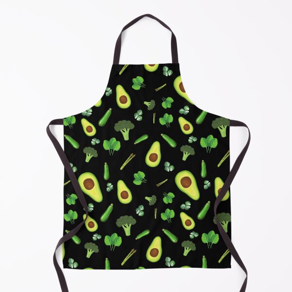Item preview, Green Vegetables & Avocado Pattern designed and sold by vibrantyy.