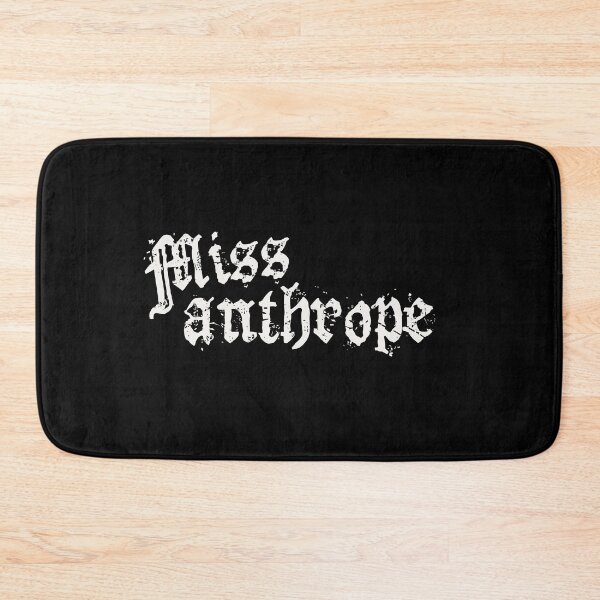 Item preview, Miss Anthrope Misanthropy Nihilist Introvert Goth Women designed and sold by h44k0n.