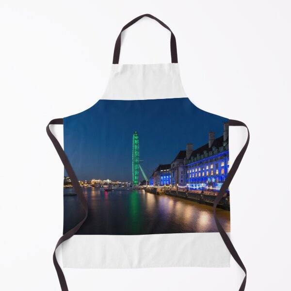 Item preview, The London Eye and the South Bank at Night designed and sold by Carolyn Eaton.
