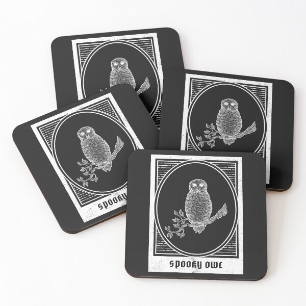 Item preview, Happy Halloween Holiday | Spooky Owl | Vintage Bird designed and sold by Ainbowz-Artwork.