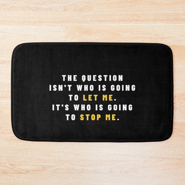 Item preview, The question is Who is Going to Stop me Ayn Rand Fountainhead  designed and sold by seventythree73.