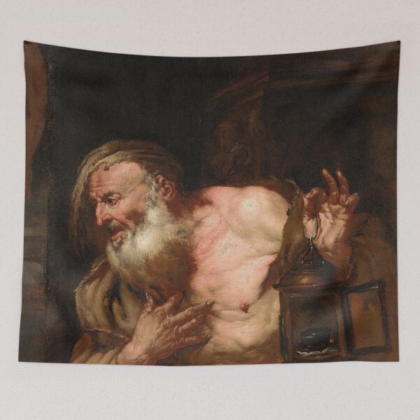 Item preview, Study of an elder vintage portrait  - giovanni-battista-langetti designed and sold by Vintage Designs +.