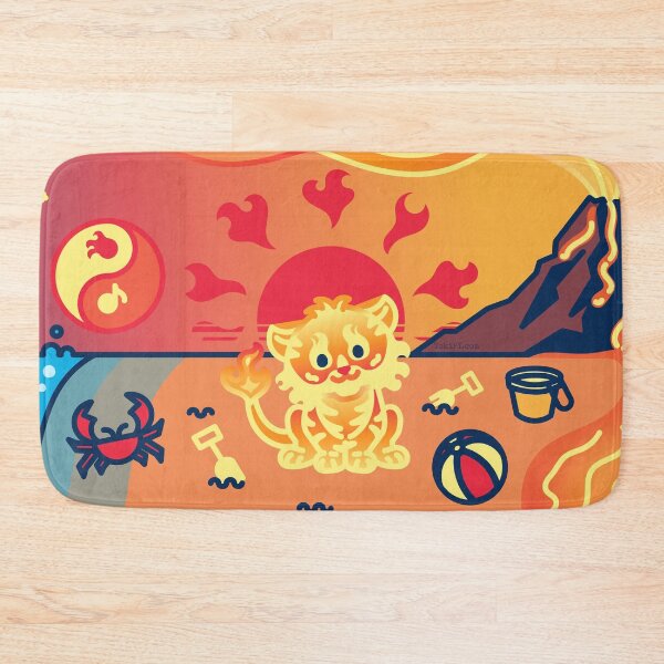 Item preview, Figer the baby liger on Fire - Creatober 2020 day 14 designed and sold by TokiPY.