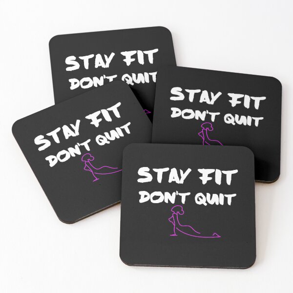 Item preview, Positive Stay Fit Don't Quit, Exercise Workout Lightweight designed and sold by Akmloza.