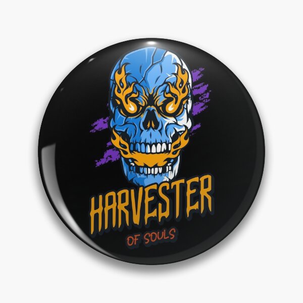 Item preview, Gothic Skull  Harvester I Want Your Soul Halloween 2020 designed and sold by aronia.