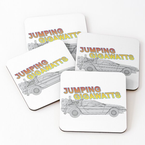 Item preview, Jumping Gigawatts, DeLorean © GraphicLoveShop designed and sold by Graphic Love Shop.