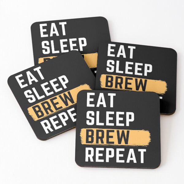 Item preview, Eat Sleep Brew Repeat designed and sold by m95sim.