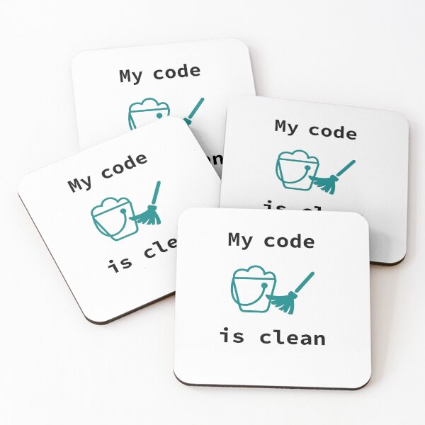 Item preview, My Code Is Clean, Clean Code, Source Code, Software Engineer, Computer Science, Programming Humor, Dark Text designed and sold by Max-Wear.