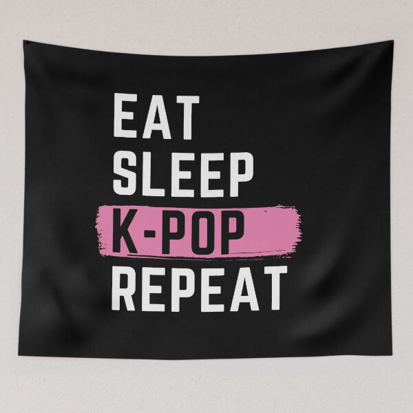 Item preview, Eat Sleep K-Pop Repeat designed and sold by m95sim.