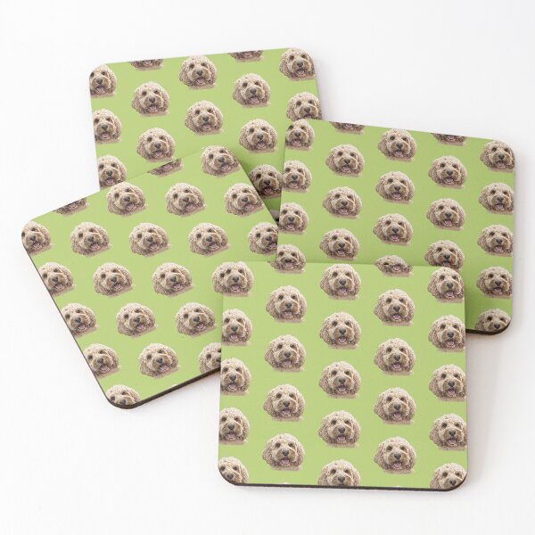 Item preview, Golden Apricot Doodle Dog  designed and sold by Happy Dog Doodles.