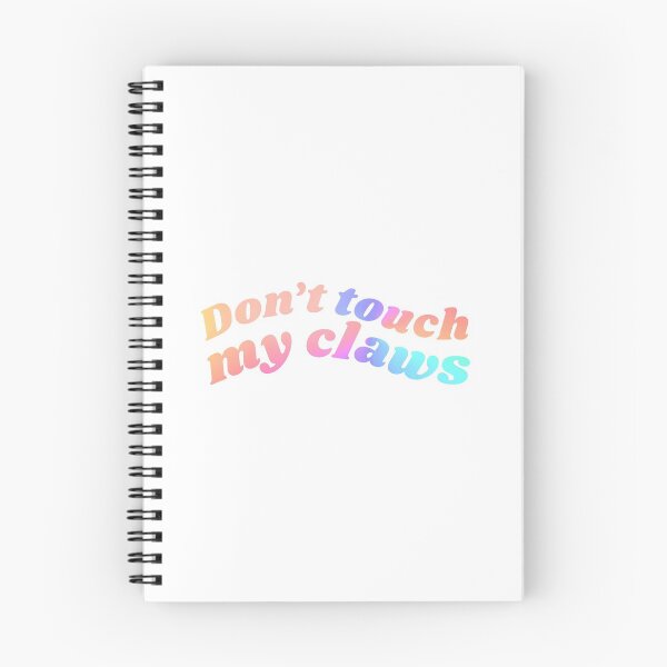 Item preview, Don't touch my claws holographic gradient colours designed and sold by lettersbysid.