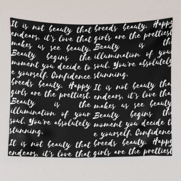 Item preview, Beauty quotes to give love and strength to yourself designed and sold by JTTL.