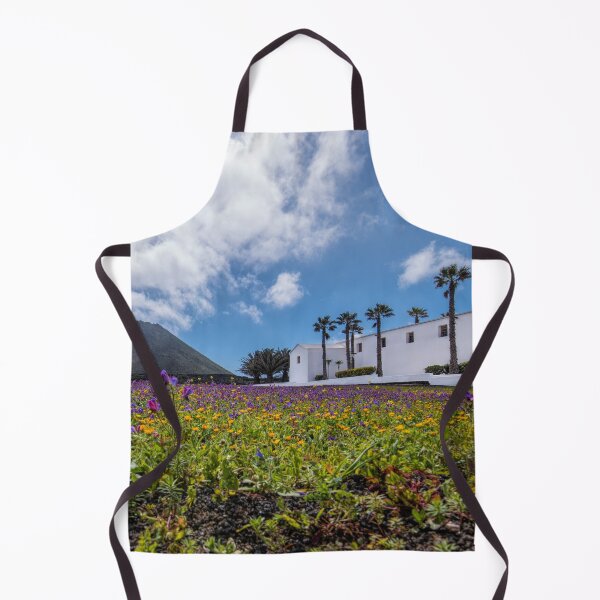 Item preview, Lanzarote church and flowers designed and sold by iCimages.net.