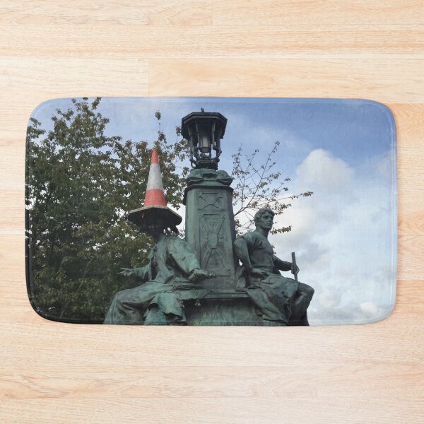 Item preview, 'Bonnie Orange Bonnet' Urban Glasgow Vectorized Photographic Image  designed and sold by Instaglasgows.
