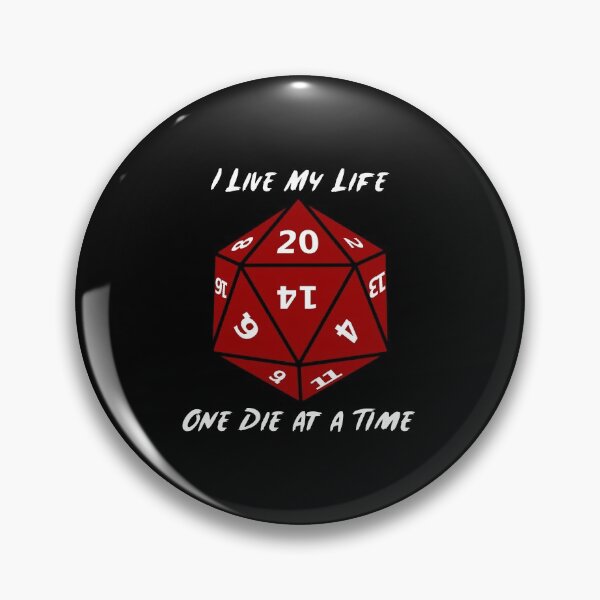 Item preview, Live My Life One Die At A Time designed and sold by LeftFieldFunny.