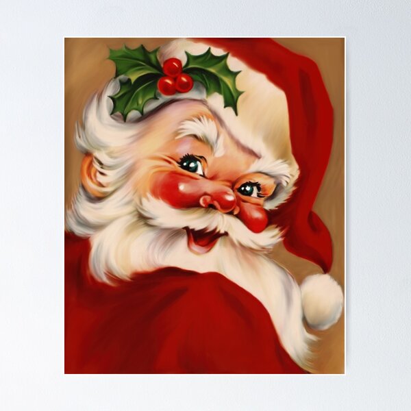 Item preview, Golden vintage santa claus designed and sold by Gatterwe.