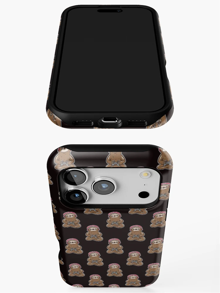 Thumbnail 3 of 4, iPhone Case, Gamer Sloth Pattern designed and sold by Whynot123.