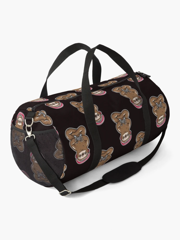 Thumbnail 2 of 3, Duffle Bag, Gamer Sloth Pattern designed and sold by Whynot123.