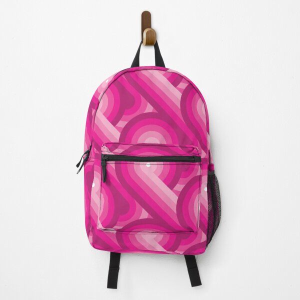 Item preview, Disco Circles Geometric Pattern – Fuchsia designed and sold by RoguePatterns.
