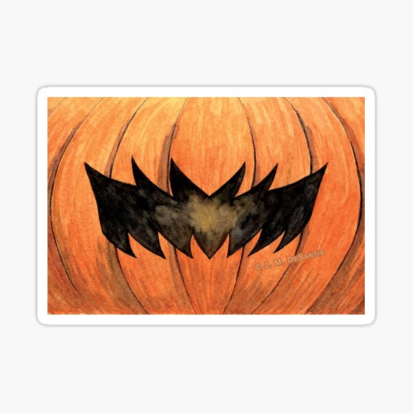 Jack-O-Lantern Smile Sticker