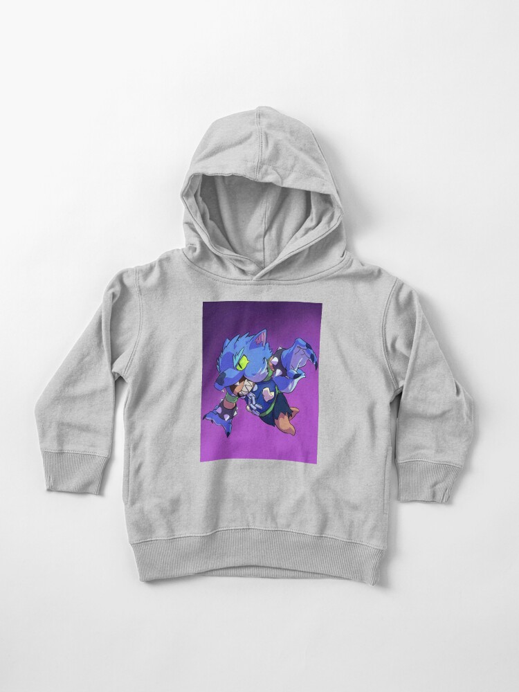 purple fox hoodie