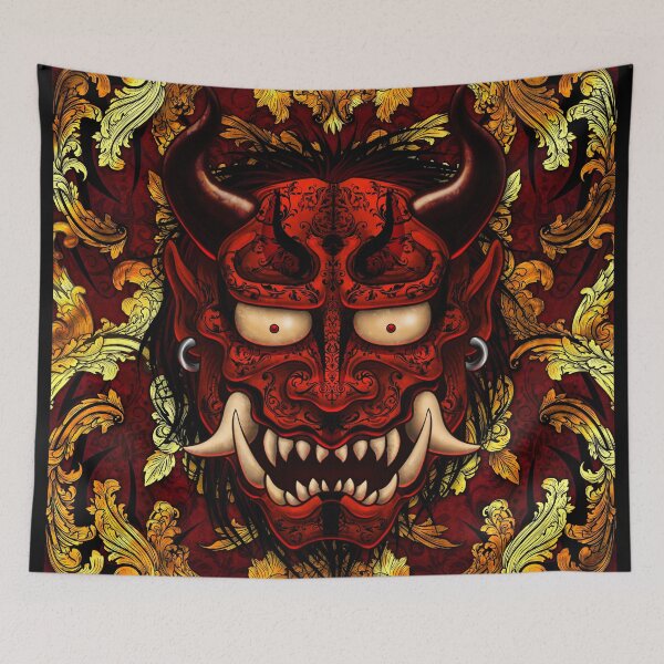 Item preview, Gold and Red Gothic Oni designed and sold by Abysm Internal.