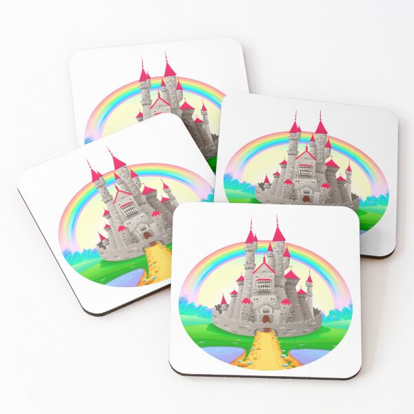 Item preview, Rainbow Castle designed and sold by TrueTrippyArts.