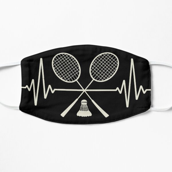 Badminton Funny Flat Mask