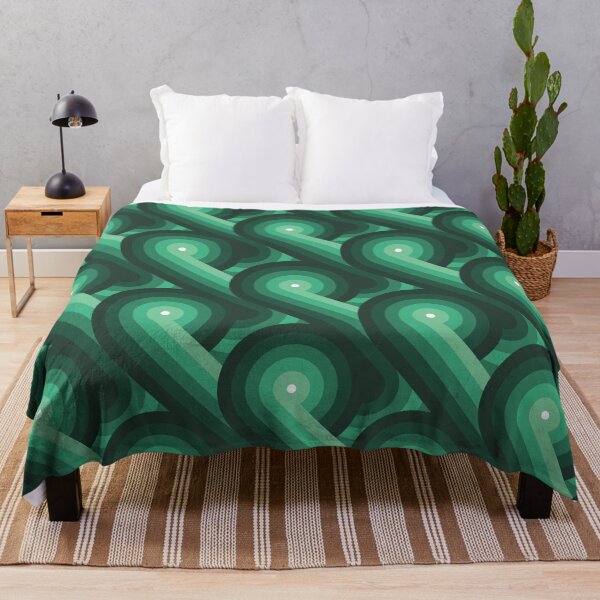 Item preview, Disco Circles Geometric Pattern – Green designed and sold by RoguePatterns.