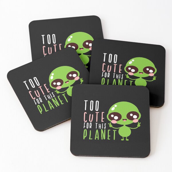 Item preview, Too Cute For This Planet Alien designed and sold by bestshirtdesign.
