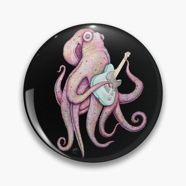 Item preview, POLAH - the axe wielding Octopus - Purple designed and sold by ShorelineSally.