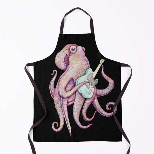 Item preview, POLAH - the axe wielding Octopus - Purple designed and sold by ShorelineSally.